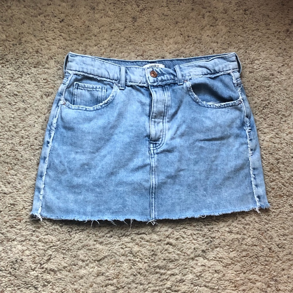 Forever21 Blue jean denim skirt